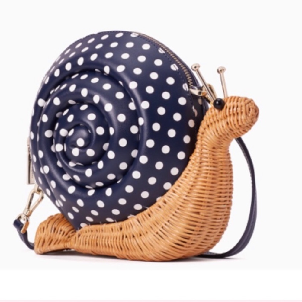 Kate Spade Scarlett Snail Crossbody Polkadots